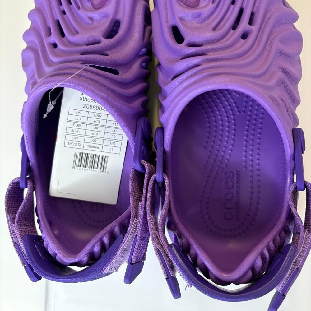 New CROCS Salehe Bembury Pollex Clog Sandal Comfy Waterproof Shoes Boys & Girls - Picture 10 of 16